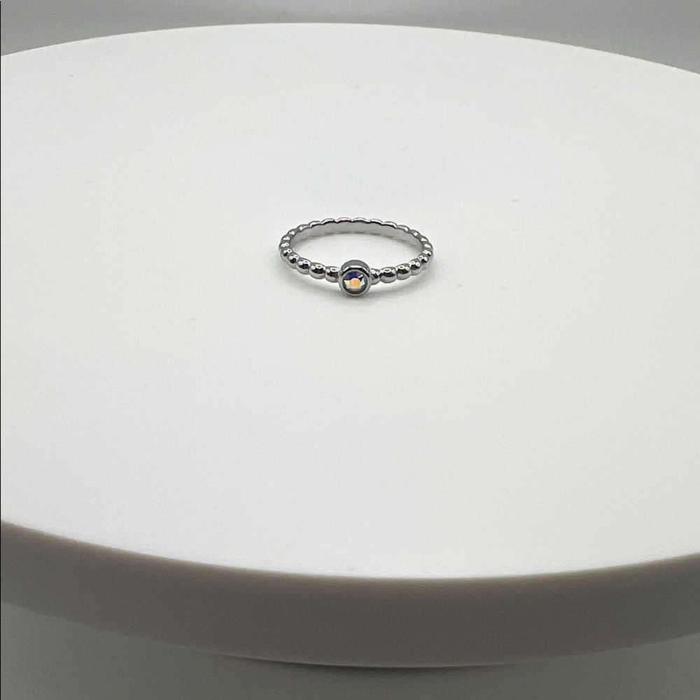 354. Qudo Stainless Steel Stackable Ring - image 1